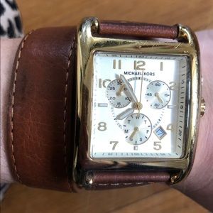 Michael Kors wrap around Brown watch